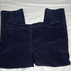 Black Petite Essential Slim Corduroy Pants